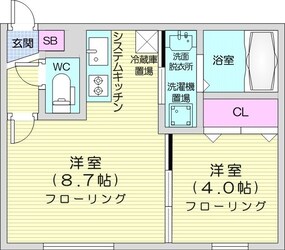 アリアオーパスの物件間取画像